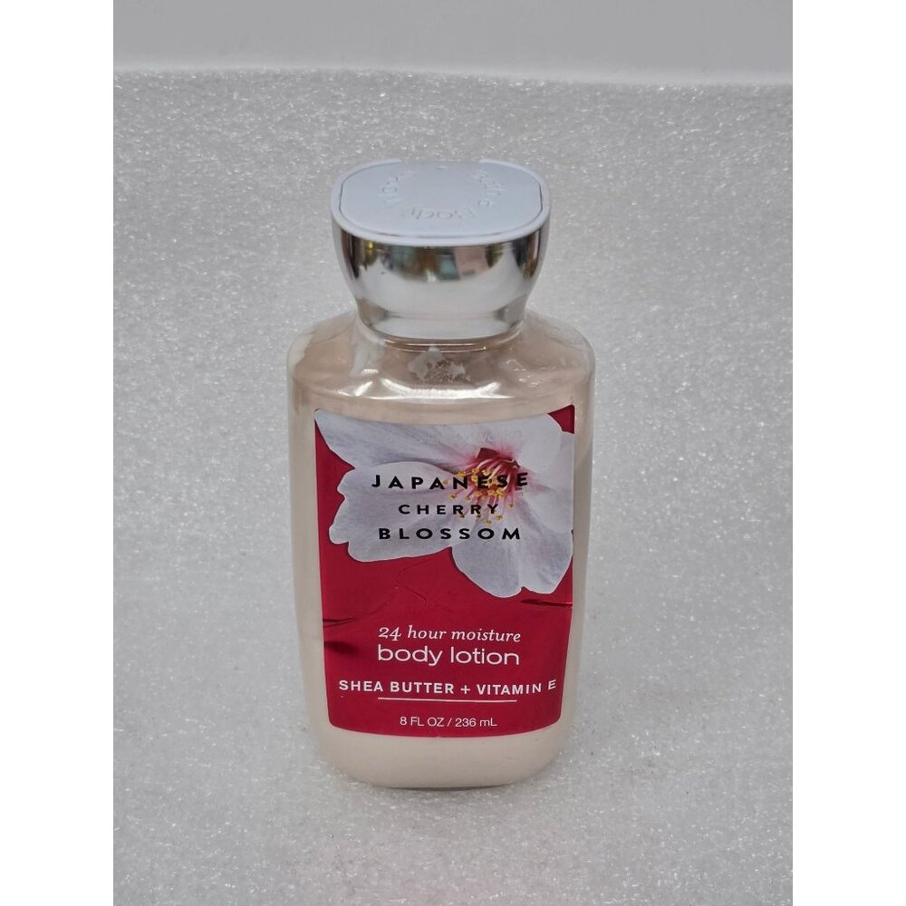 Bath & Body Works Japanese Cherry Blossom Body Lotion 24 Hr Moisture Shea Butter